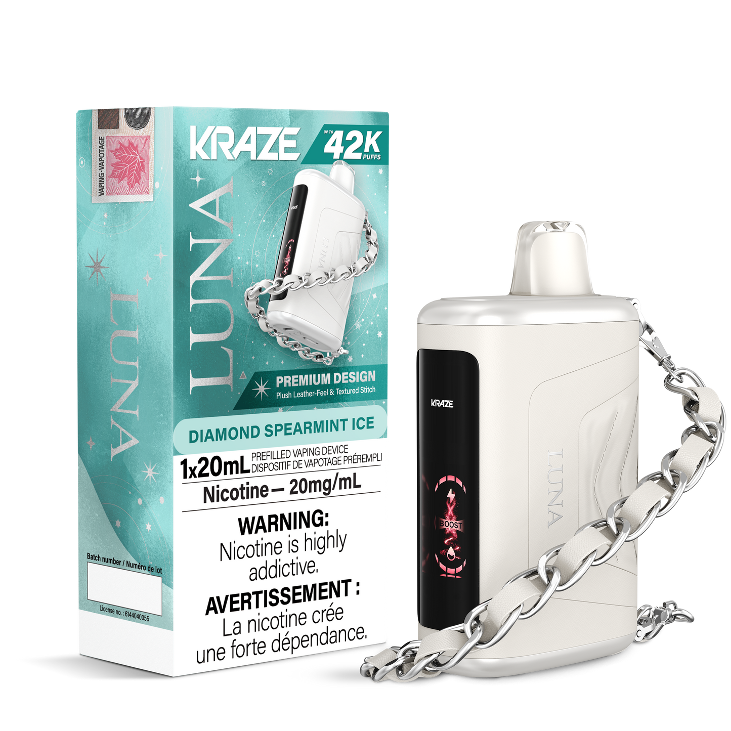 Kraze Luna 42k - Diamond Spearmint Ice