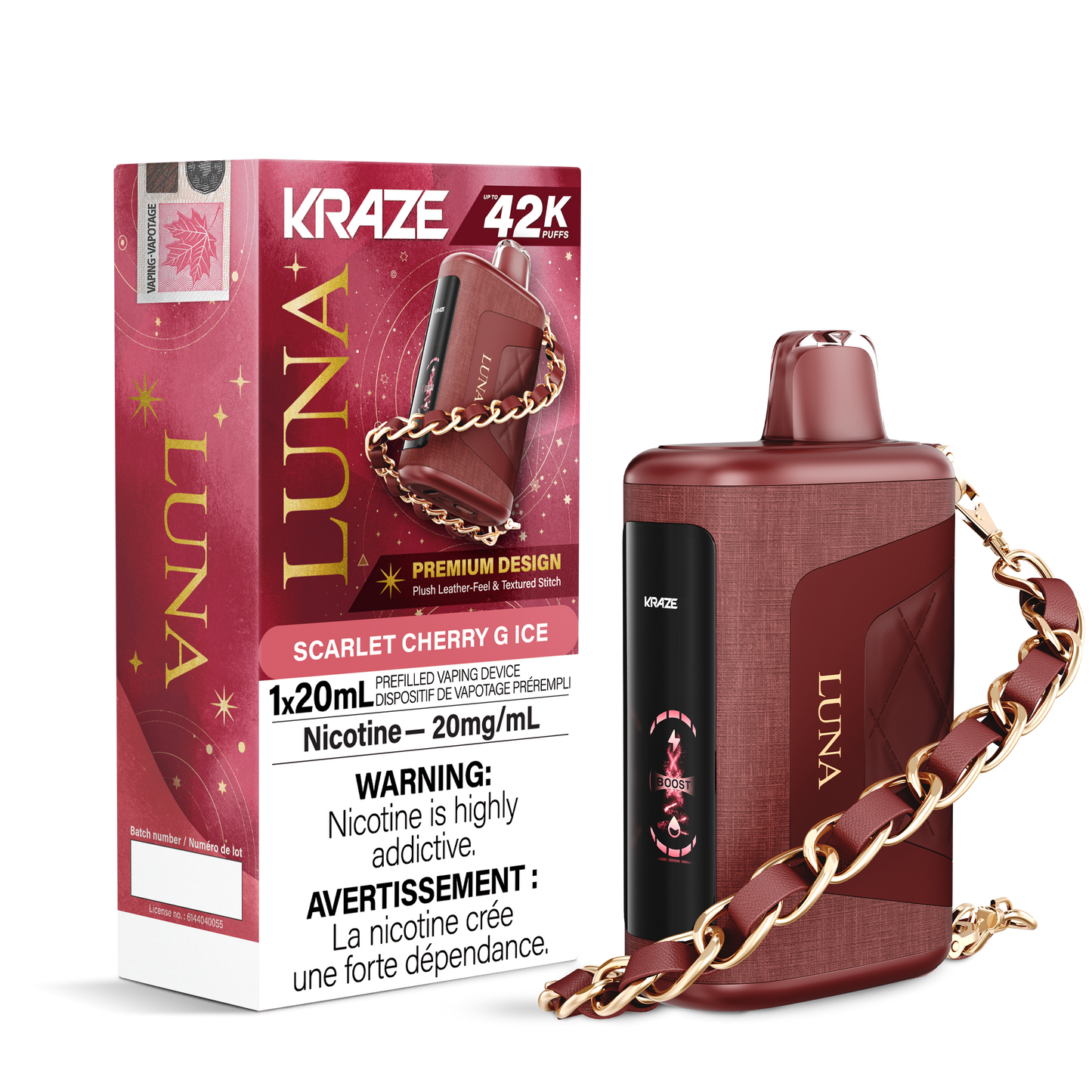 Kraze Luna 42k - Scarlet Cherry G Ice