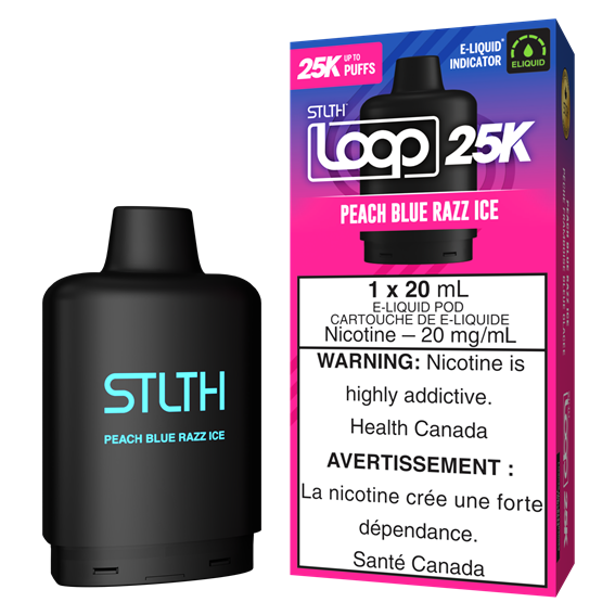STLTH Loop 25K Pod - Peach Blue Razz Ice