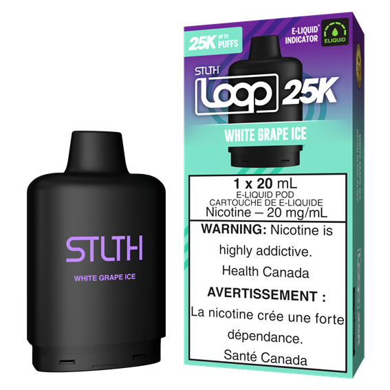 STLTH Loop 25K Pod - White Grape Ice