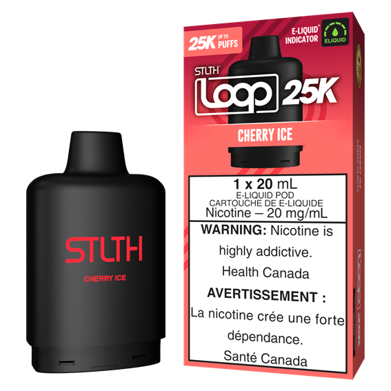 STLTH Loop 25K Pod - Cherry Ice