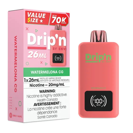 Drip'n by Envi 26ML Disposable - Watermelon CG
