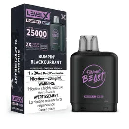 Level X Flavour Beast Boost G2 Pod 20mL - Bumpin' Blackcurrant