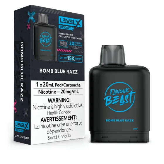 Flavour Beast Level X G2 Ultra Pod - Bomb Blue Razz