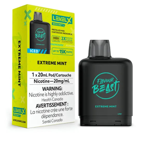 Level X Boost G2 Pod 20mL - Extreme Mint Iced