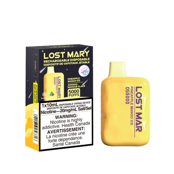Lost Mary OS5000 Disposable - Pineapple Mango Ice 20mg