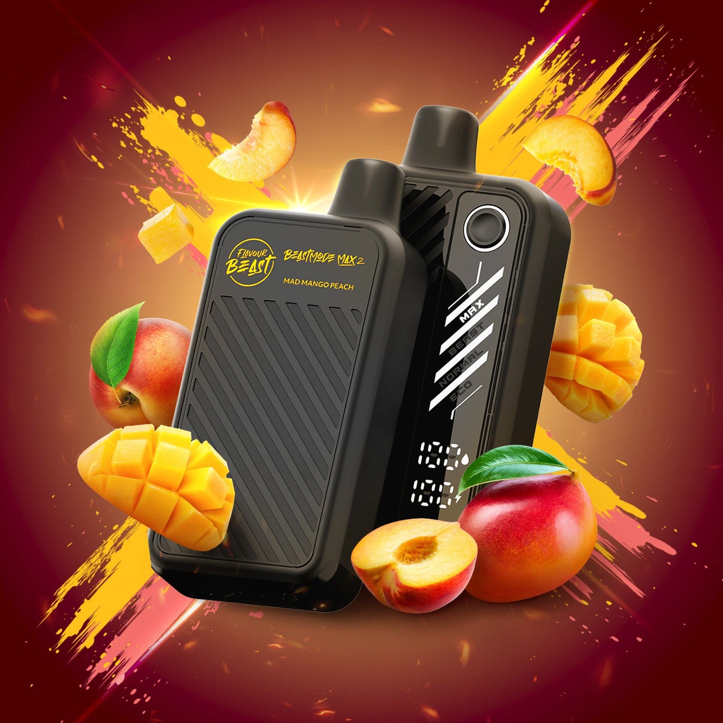 Flavour Beast Beast Mode Max 2 50K Disposable - Mad Mango Peach