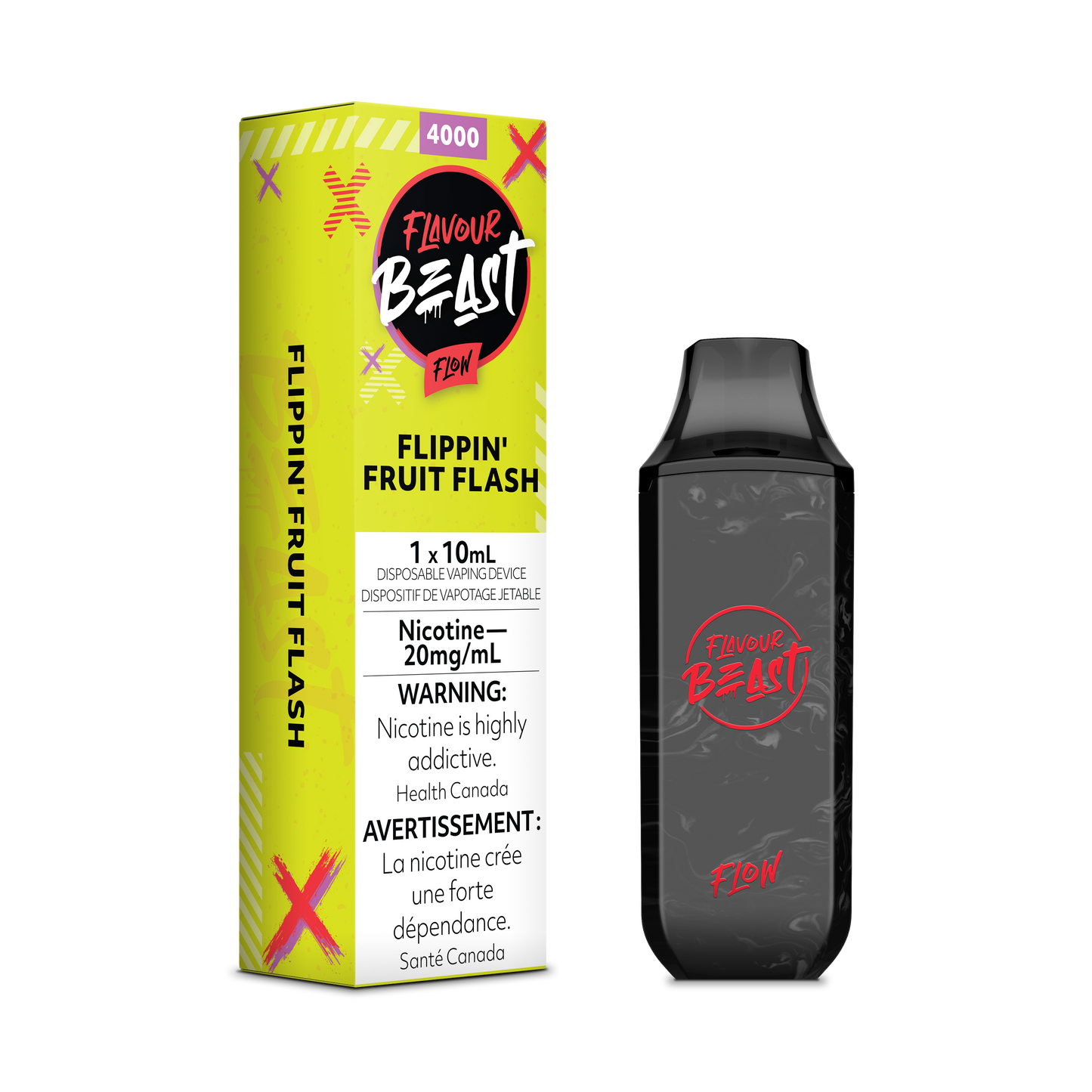 Flavour Beast Flow Disposable - Flippin' Fruit Flash (Rainbow Burst)