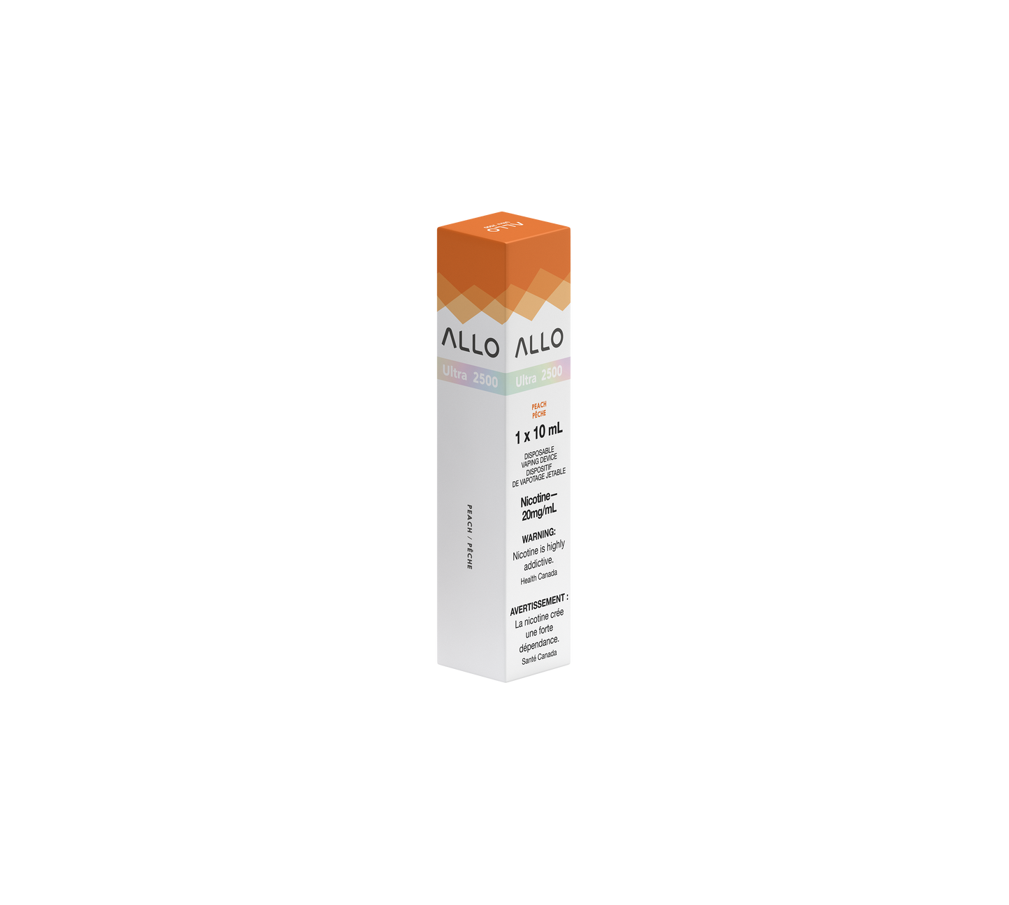 Allo Ultra 2500 Disposable Vape - Peach 20mg