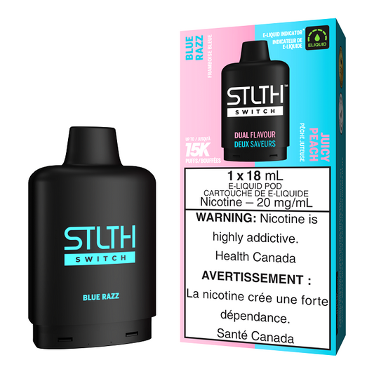 STLTH Loop Switch 15K Pod - Blue Razz/Juicy Peach