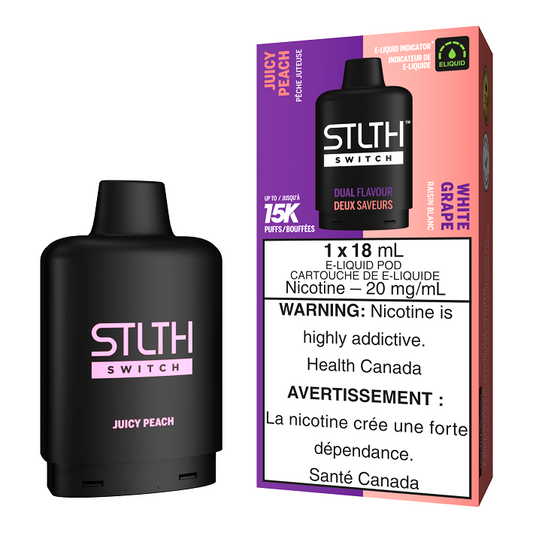STLTH Loop Switch 15K Pod - Juicy Peach / White Grape