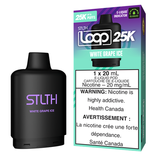 STLTH Loop 25K Pod - White Grape Ice