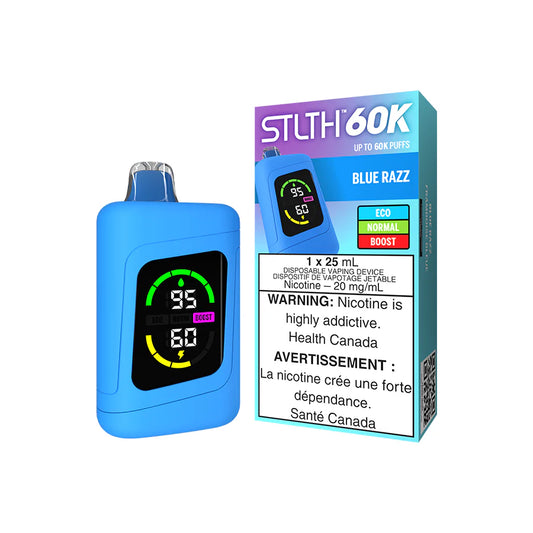 STLTH 60k Disposable - Blue Razz