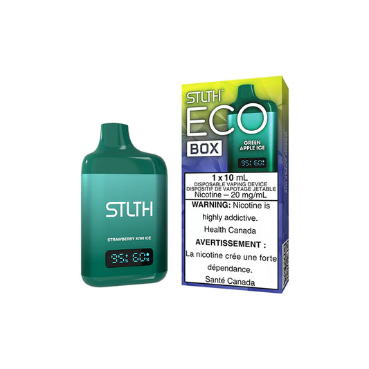 Stlth Eco Box Disposable - Green Apple Ice