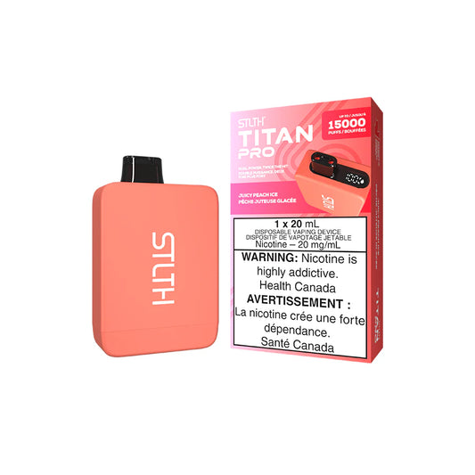 STLTH Titan Pro Disposables 15K - Juicy Peach Ice