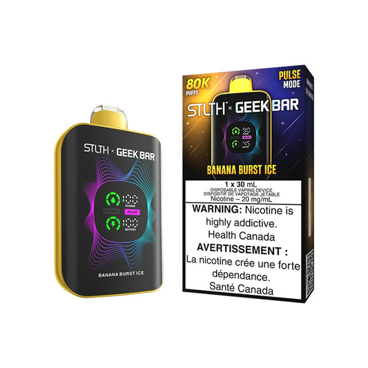 Stlth X Geek Bar Disposable 80k - Banana Burst Ice