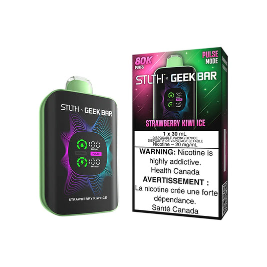 Stlth X Geek Bar Disposable 80k - Strawberry Kiwi Ice