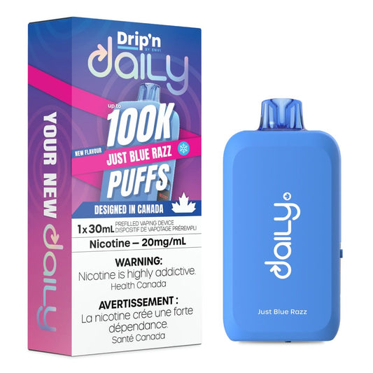 Drip'n by Envi Daily 100K Disposable - Just Blue Razz