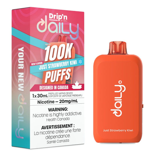 Drip'n by Envi Daily 100K Disposable - Just Strawberry Kiwi