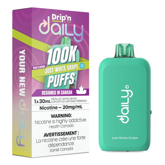 Drip'n by Envi Daily 100K Disposable - Just White Grape