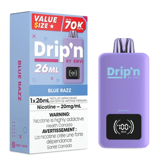 Drip'n by Envi 26ML Disposable - Blue Razz