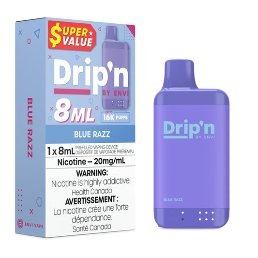 Drip'n 8mL Disposable - Blue Razz