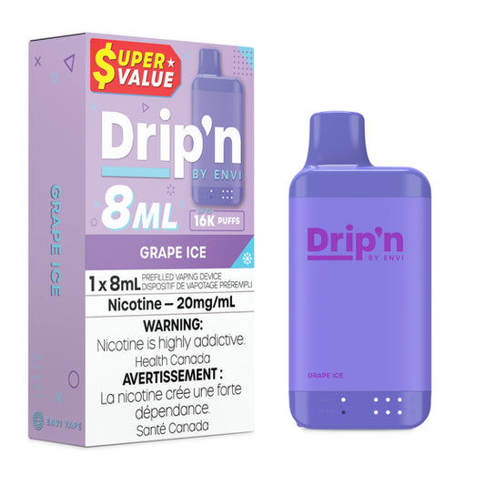 Drip'n 8mL Disposable - Grape Ice