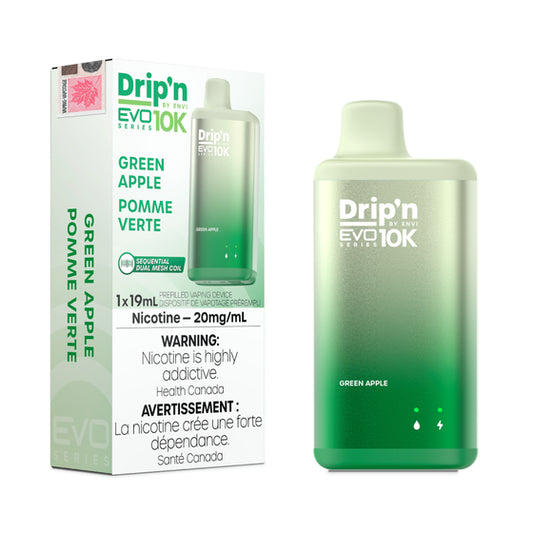 Drip'n by Envi EVO 10K Series Disposable - Green Apple