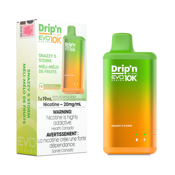 Drip'n by Envi EVO 10K Series Disposable - Snazzy S Storm