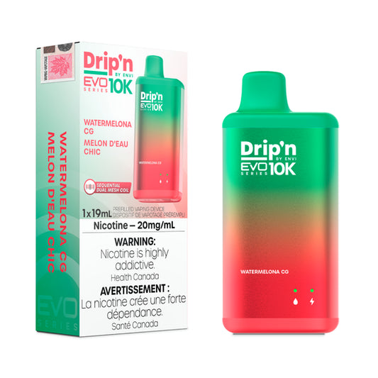 Drip'n by Envi EVO 10K Series Disposable - Watermelona CG