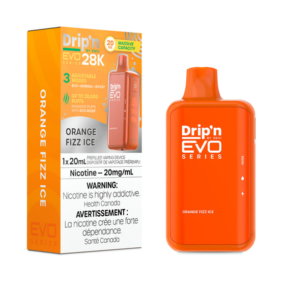 Drip'n by Envi EVO 28K Series Disposable - Orange Fizz