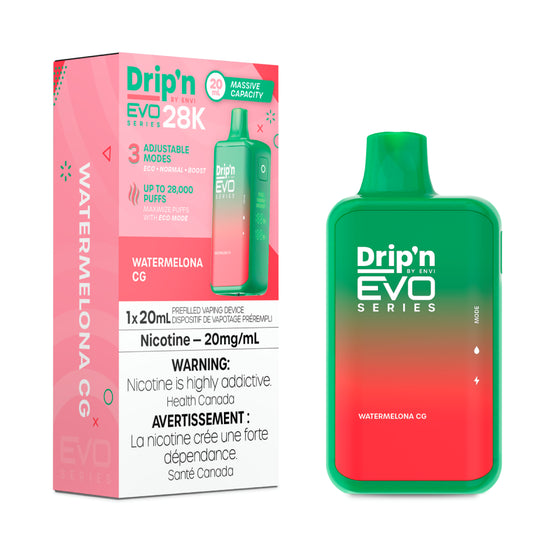 Drip'n by Envi EVO 28K Series Disposable - Watermelona CG