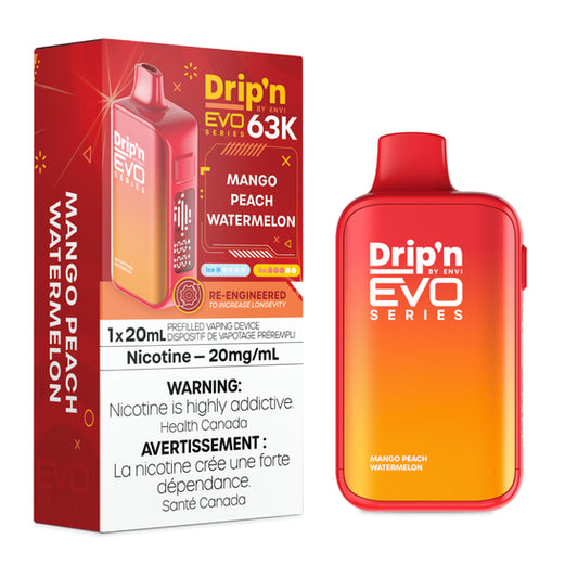 Drip'n by Envi EVO 63K Series Disposable - Mango Peach Watermelon