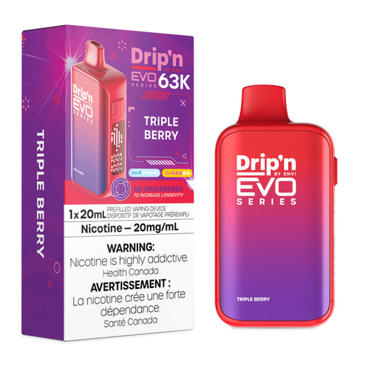 Drip'n by Envi EVO 63K Series Disposable - Triple Berry