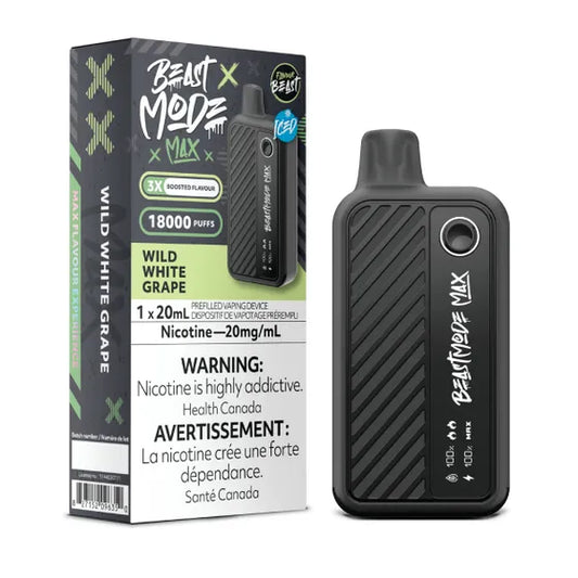 Flavour Beast Beast Mode Max 2 50K Disposable - Wild White Grape Iced