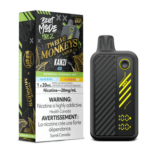 Flavour Beast x 12Monkeys Beast Mode Max 2 50K Disposable - Kanzi Iced