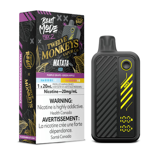 Flavour Beast x 12Monkeys Beast Mode Max 2 50K Disposable - Matata Iced