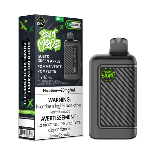 Flavour Beast Beast Mode 8K Disposable - Gusto Green Apple