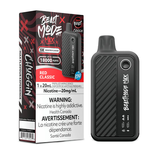 Flavour Beast Beast Mode Max 18K Disposable - Red Classic