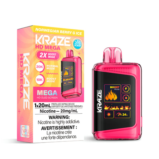 Kraze HD Mega - Norwegian Berry G Ice