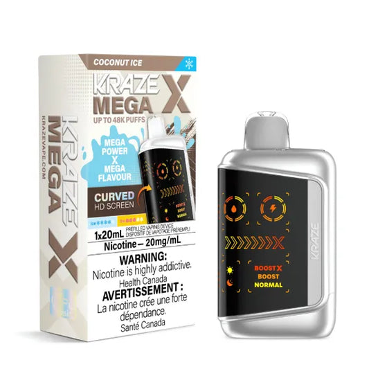Kraze Mega X - Coconut Ice