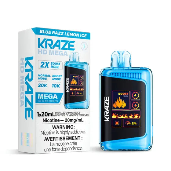 Kraze HD Mega - Blue Razz Lemon Ice