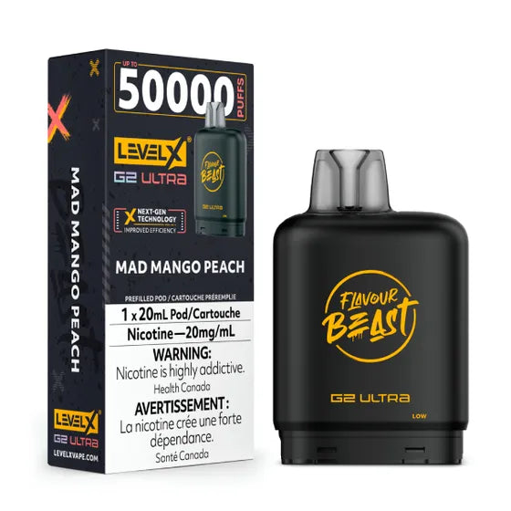 Level X G2 Flavour Beast Ultra Pod - Mega Mango Peach