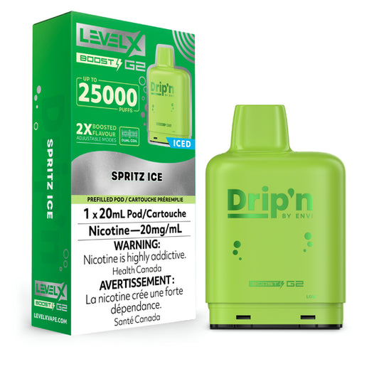 Level X Drip'n Boost Pod 20mL - Spritz