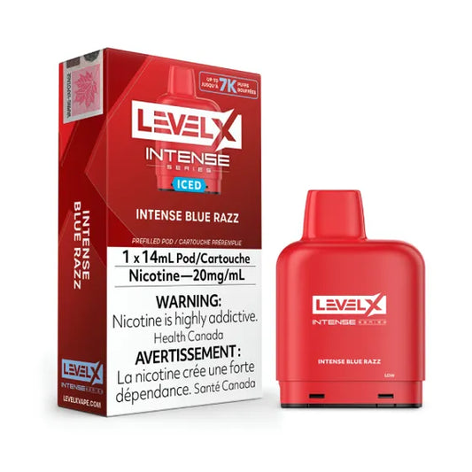 Level X Pod Intense Series 14mL - Intense Blue Razz