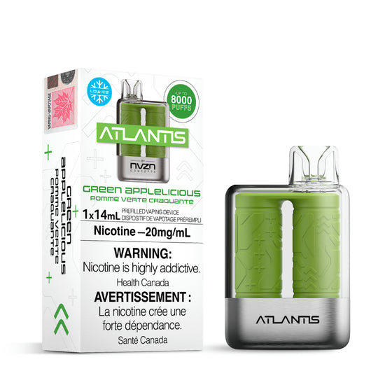 Atlantis by NVZN 8000 Disposable - Green Applelicious