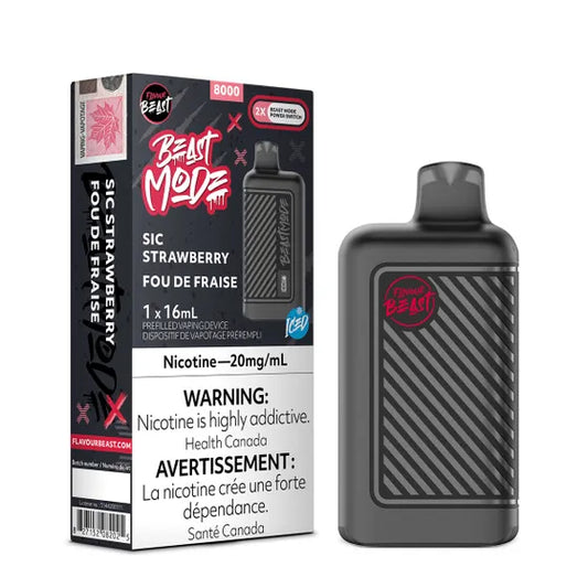 Flavour Beast Beast Mode 8K Disposable - Sic Strawberry Iced