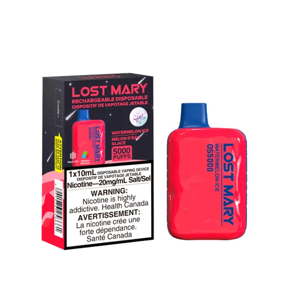 Lost Mary OS5000 Disposable - Watermelon Ice 20mg