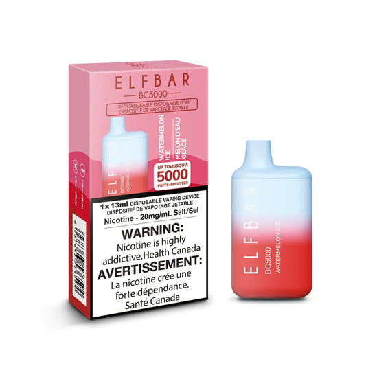 ELF Bar 5000 Puff Disposable Vape - Watermelon ice