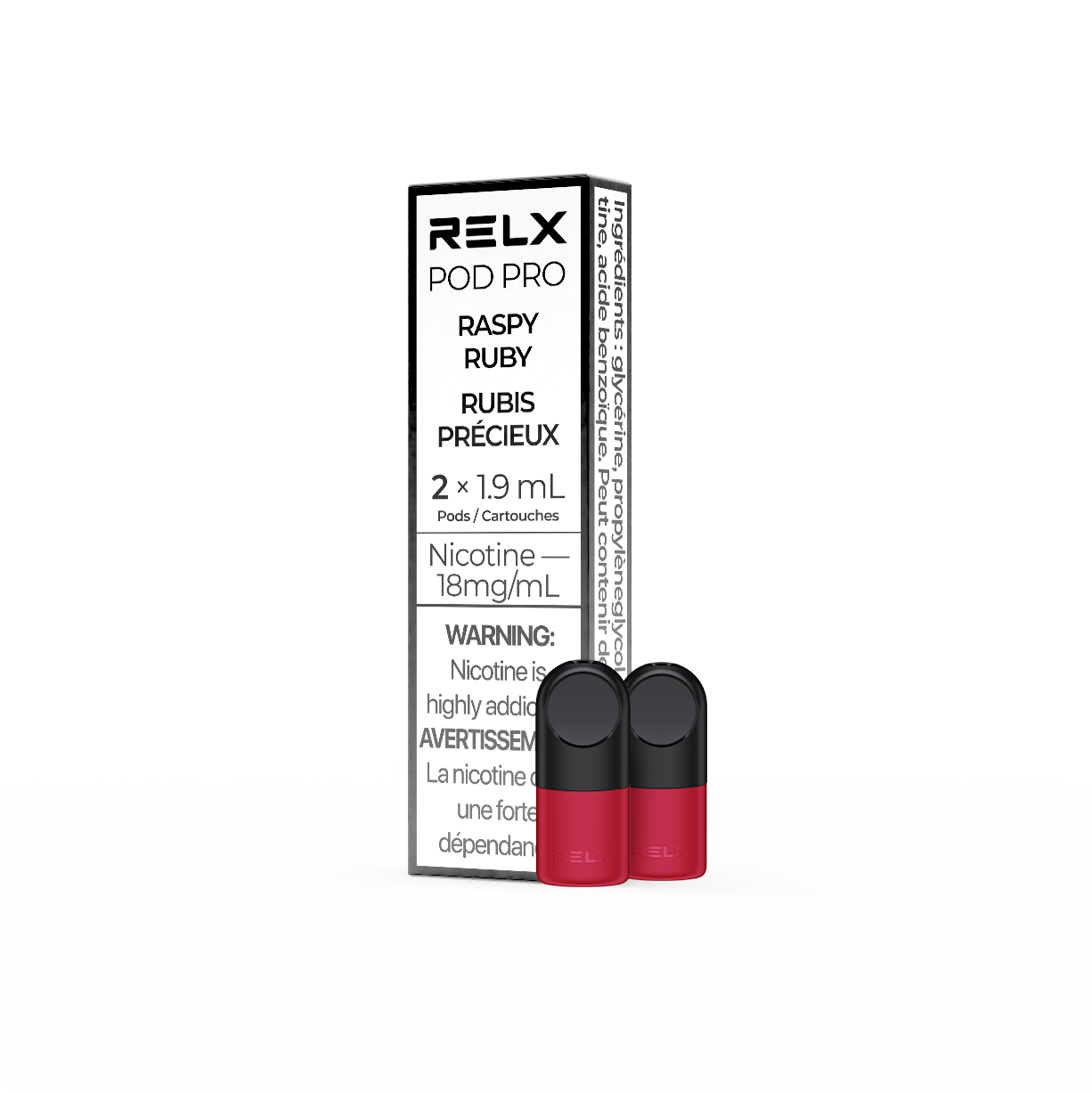 Relx Pro Pod - Raspy Ruby Scarborough Vapes Relx Pro Pod - Raspy Ruby Scarborough Vapes